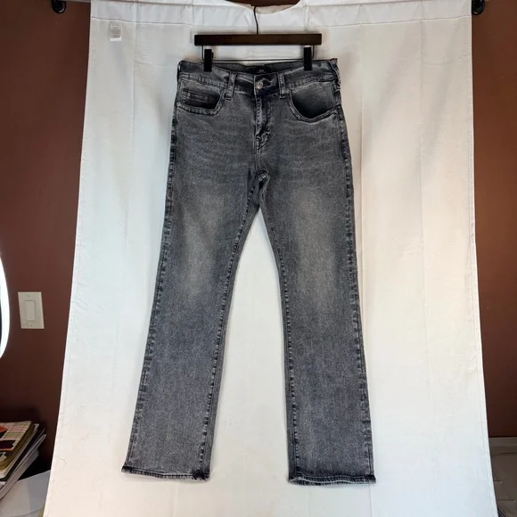TRUE RELIGION Men’s Size 34 Denim Jeans Ricky Style Relaxed Straight Stretch
